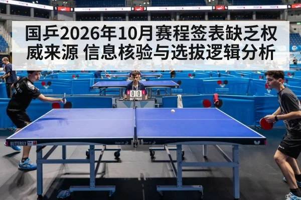 国乒2026年10月赛程签表缺乏权威来源 信息核验与选拔逻辑分析